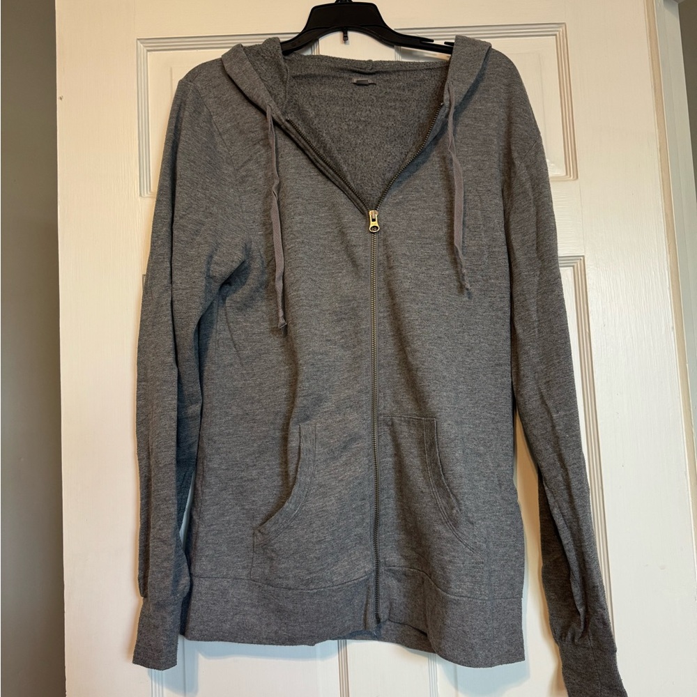 Very Cozy Zip-Up Sweatshirt, Size M